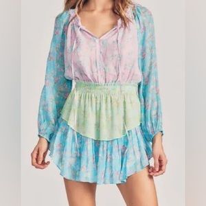 LoveShackFancy popover mini dress